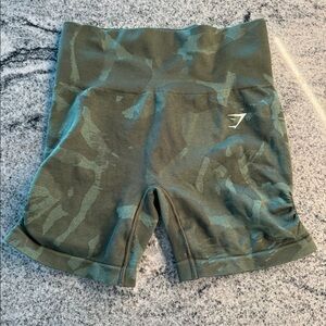 Gym Shark Camo Biker Shorts